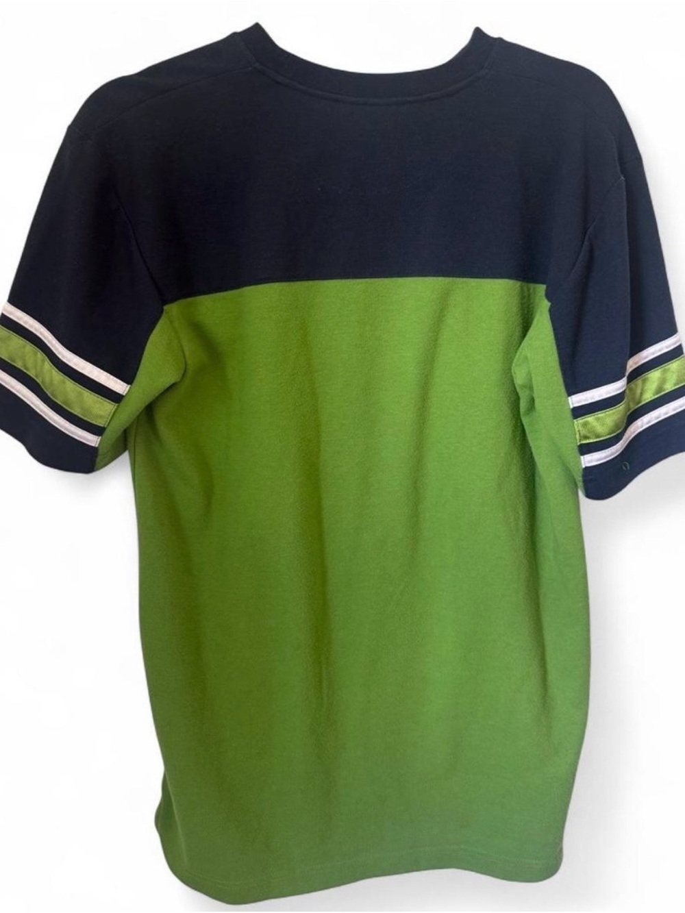 Reebok Black and Green Panel Logo Tee - Picture 2 of 4